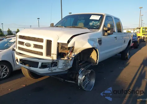 2008 Ford F-250 Xlt z USA, uszkodzony, nr VIN 1FTSW21R48EA05085